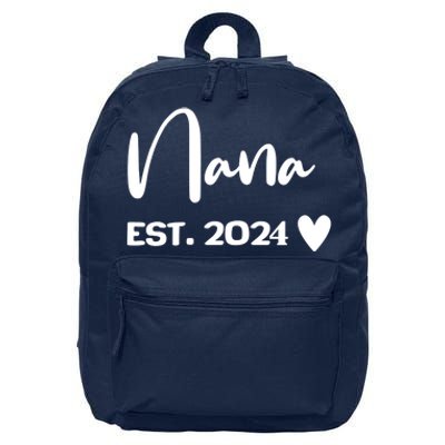 Nana Est. 2024 New Baby 16 in Basic Backpack