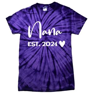 Nana Est. 2024 New Baby Tie-Dye T-Shirt