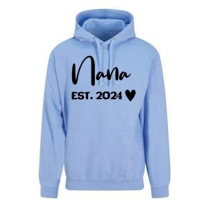 Nana Est. 2024 New Baby Unisex Surf Hoodie