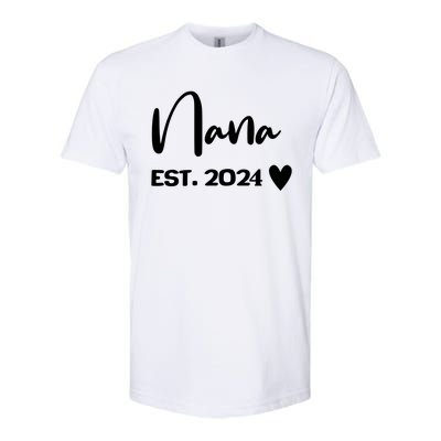 Nana Est. 2024 New Baby Softstyle® CVC T-Shirt