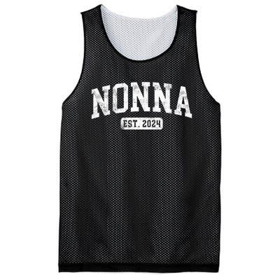 Nonna Est 2024 Promoted To Nonna Announcet Mesh Reversible Basketball Jersey Tank