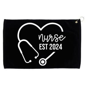 Nurse Est 2024 Rn Nursing School Graduation Graduate Grommeted Golf Towel