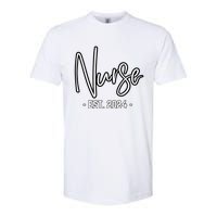 Nurse Est 2024 Rn Nursing School Graduation Graduate Student Softstyle CVC T-Shirt