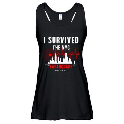 Nyc Earthquake 2024 New York City Earthquake I Survived Ladies Essential Flowy Tank