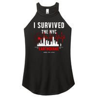 Nyc Earthquake 2024 New York City Earthquake I Survived Women’s Perfect Tri Rocker Tank