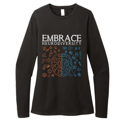 Neurodiversity Embrace Adhd Autism Asd Autism Awareness Day Gift Womens CVC Long Sleeve Shirt