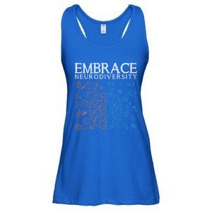 Neurodiversity Embrace Adhd Autism Asd Autism Awareness Day Gift Ladies Essential Flowy Tank