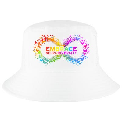 Neurodiversity Embrace ADHD Autism ASD Butterfly Infinity Cool Comfort Performance Bucket Hat
