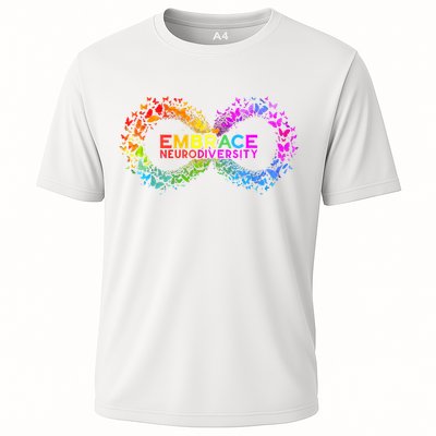 Neurodiversity Embrace ADHD Autism ASD Butterfly Infinity Performance Shirt