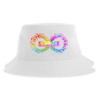 Neurodiversity Embrace ADHD Autism ASD Butterfly Infinity Sustainable Bucket Hat
