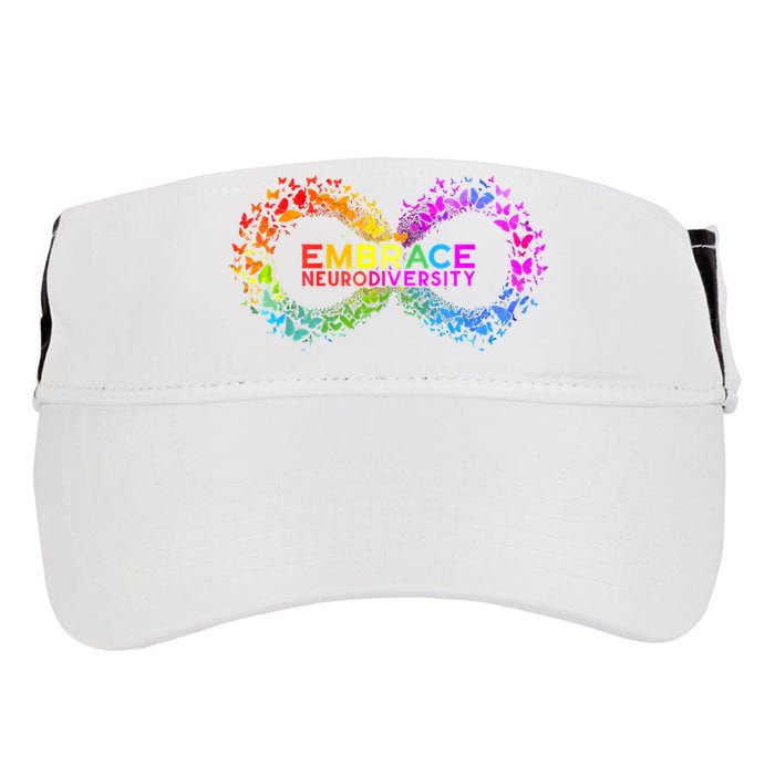 Neurodiversity Embrace ADHD Autism ASD Butterfly Infinity Adult Drive Performance Visor