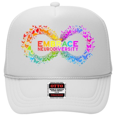 Neurodiversity Embrace ADHD Autism ASD Butterfly Infinity Trucker Hat