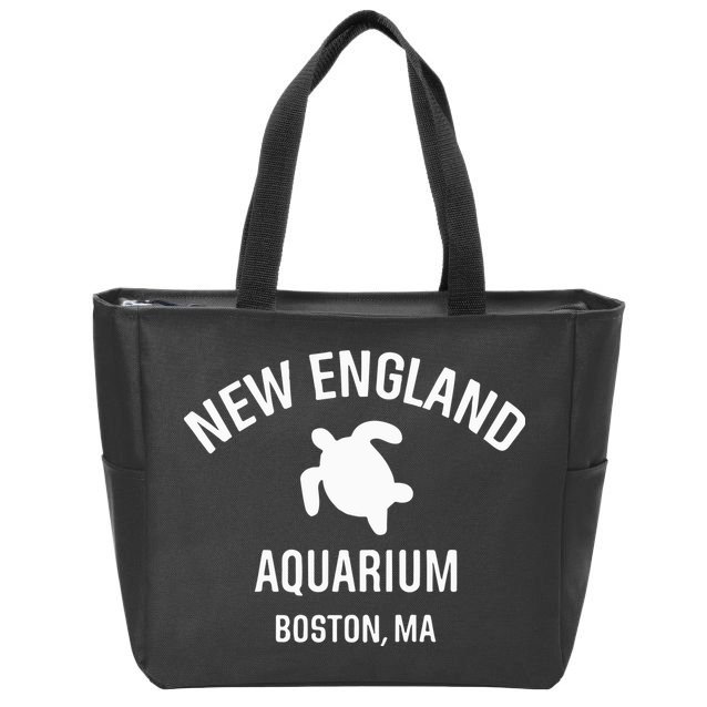 New England Aquarium Boston Ma Zip Tote Bag