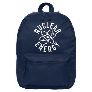 NUCLEAR ENERGY ATOMIC ENERGY POWER PLANT ENGINEER 16 in Basic Backpack