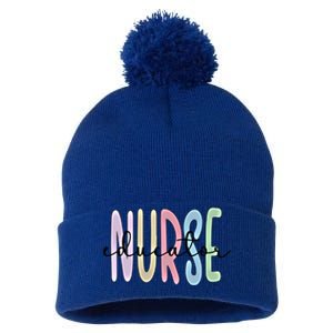 Nurse Educator Appreciation Nursing Education Gift Pom Pom 12in Knit Beanie