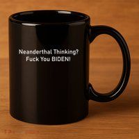Neanderthal Thinking 11oz C Handle Ceramic Mug