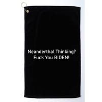Neanderthal Thinking Golf Towel