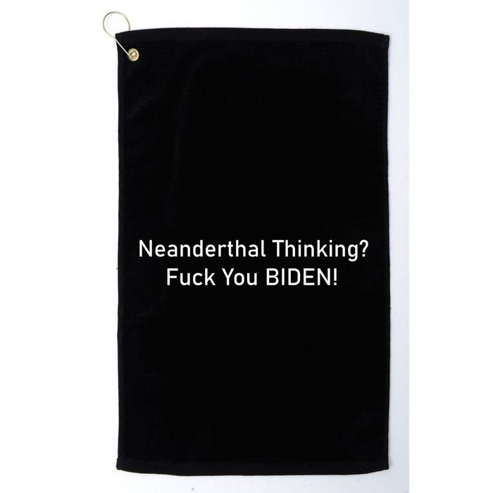 Neanderthal Thinking Golf Towel