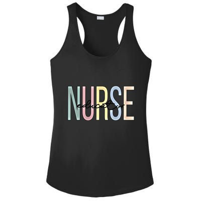 Nurse Educator Boho Nursing Educator Gift Ladies PosiCharge Competitor Racerback Tank