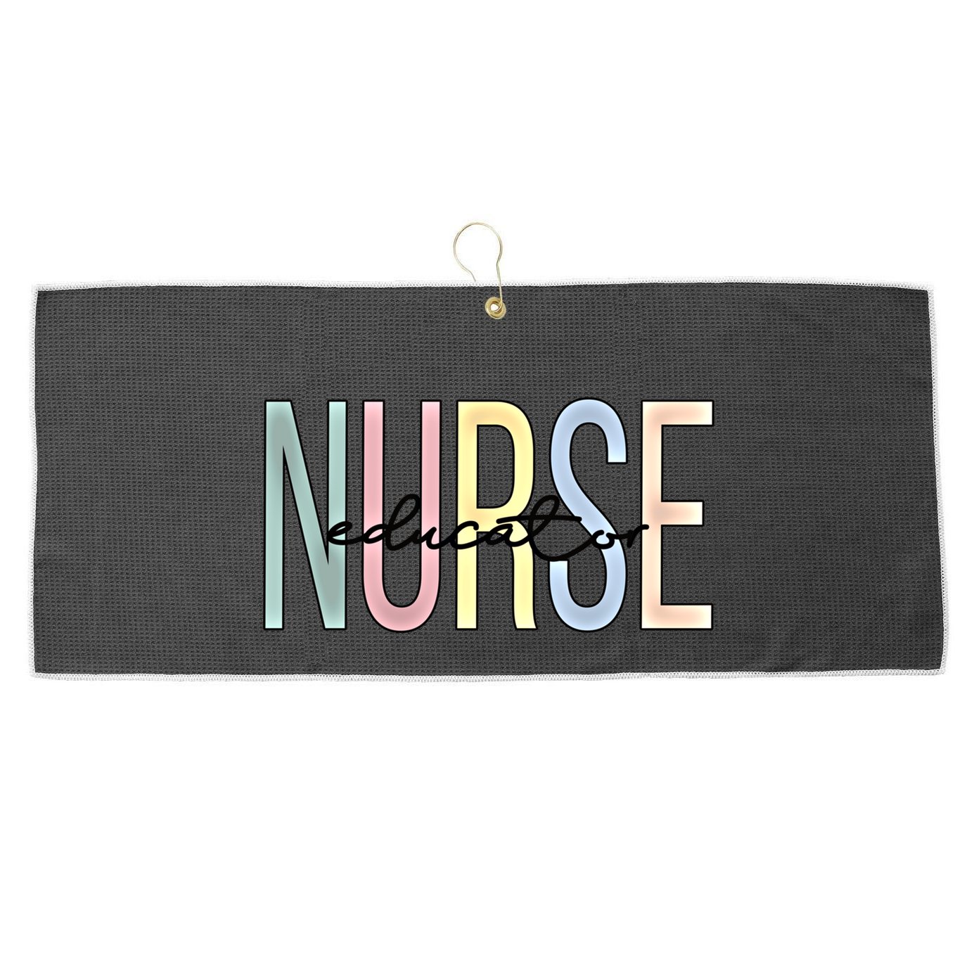 Nurse Educator Boho Nursing Educator Gift Large Microfiber Waffle Golf Towel