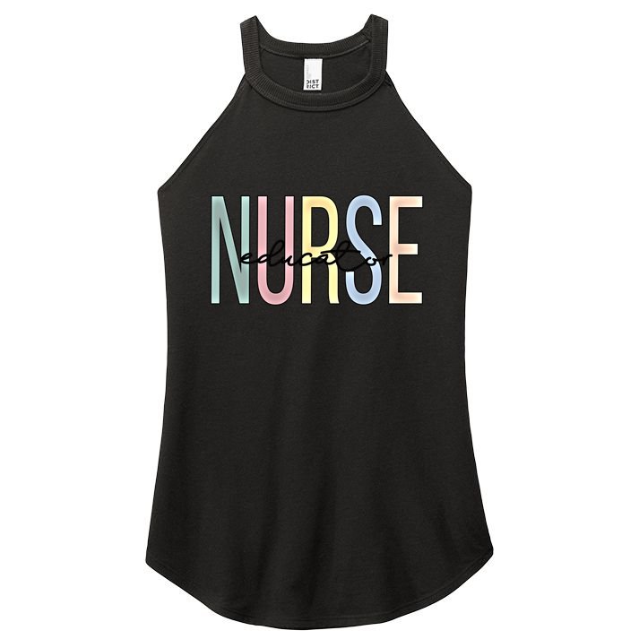 Nurse Educator Boho Nursing Educator Gift Women's Perfect Tri Rocker Tank