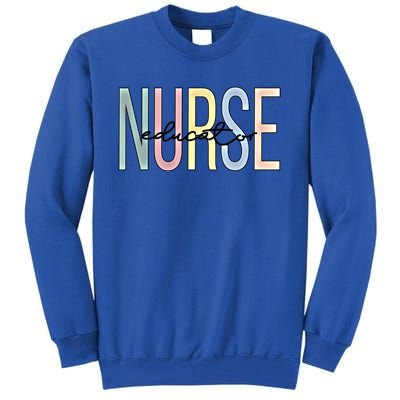 Nurse Educator Boho Nursing Educator Gift Tall Sweatshirt