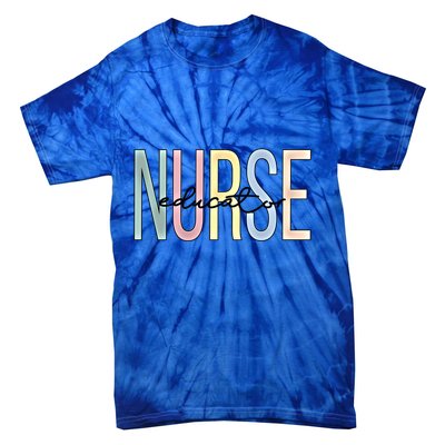 Nurse Educator Boho Nursing Educator Gift Tie-Dye T-Shirt