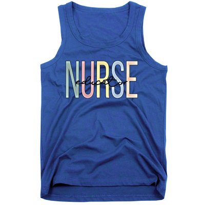 Nurse Educator Boho Nursing Educator Gift Tank Top