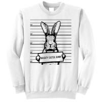 Naughty Easter Bunny Mug Shot Funny Sweatshirt