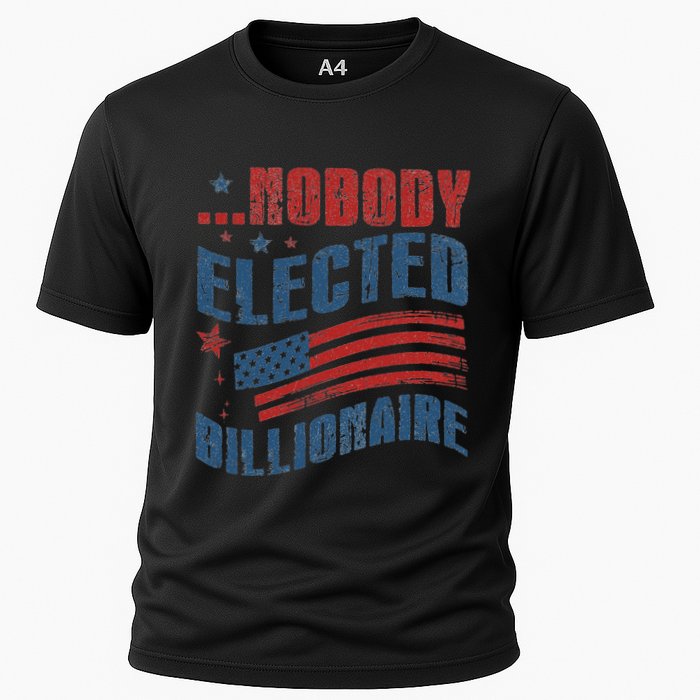 Nobody Elected Billionaire Cooling Performance Crew T-Shirt