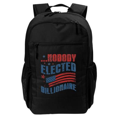 Nobody Elected Billionaire Backpack