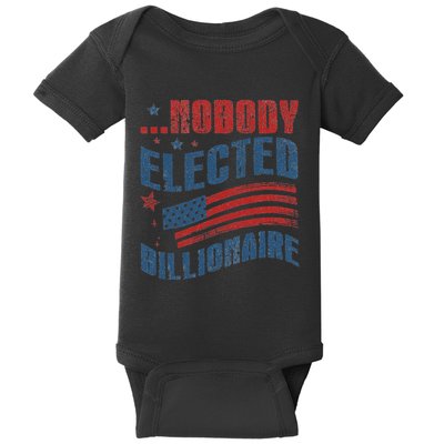 Nobody Elected Billionaire Baby Bodysuit