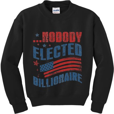 Nobody Elected Billionaire Kids Sweatshirt