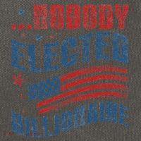 Nobody Elected Billionaire Cotton Canvas Backpack