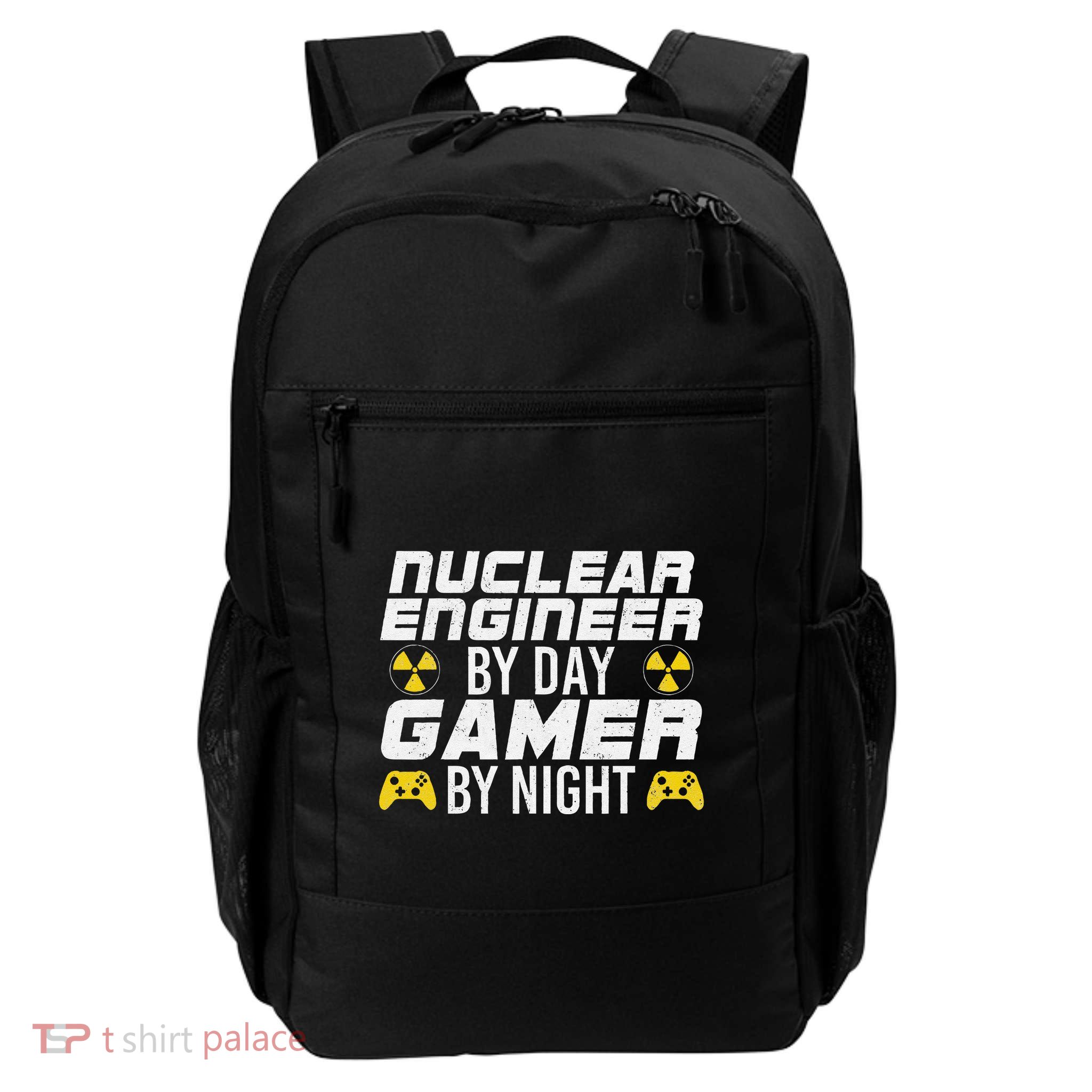 Nuclear Engineer By Day Gamer By Night Nuclear Engineer Daily Commute Backpack