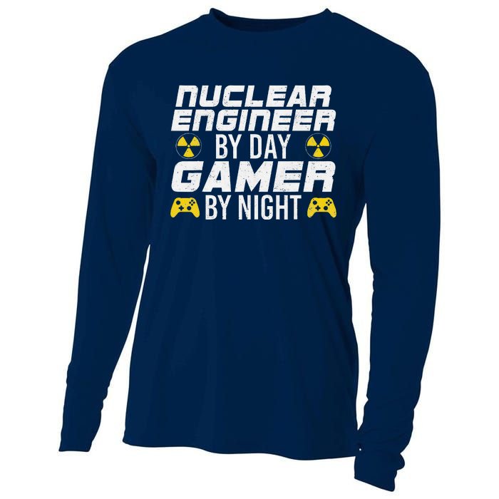 Nuclear Engineer By Day Gamer By Night Nuclear Engineer Cooling Performance Long Sleeve Crew