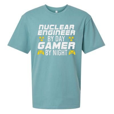 Nuclear Engineer By Day Gamer By Night Nuclear Engineer Sueded Cloud Jersey T-Shirt