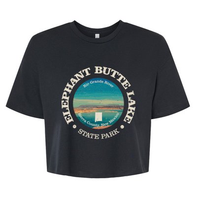 Nature Elephant Butte Lake State Park Hiking Bella+Canvas Jersey Crop Tee