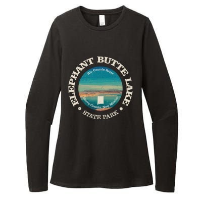 Nature Elephant Butte Lake State Park Hiking Womens CVC Long Sleeve Shirt