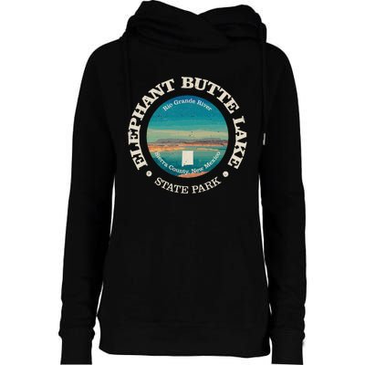 Nature Elephant Butte Lake State Park Hiking Womens Funnel Neck Pullover Hood