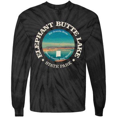 Nature Elephant Butte Lake State Park Hiking Tie-Dye Long Sleeve Shirt