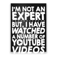 No Expert But I've Watched A Number Of YouTube Videos Funny Poster