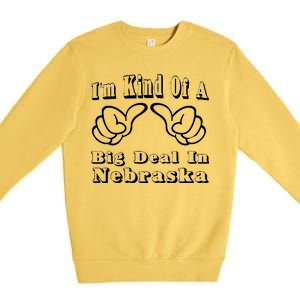 Nebraska Big Deal Premium Crewneck Sweatshirt