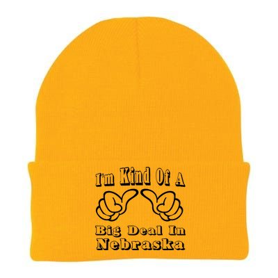 Nebraska Big Deal Knit Cap Winter Beanie