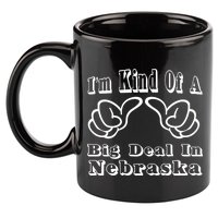 Nebraska Big Deal 11oz C Handle Ceramic Mug