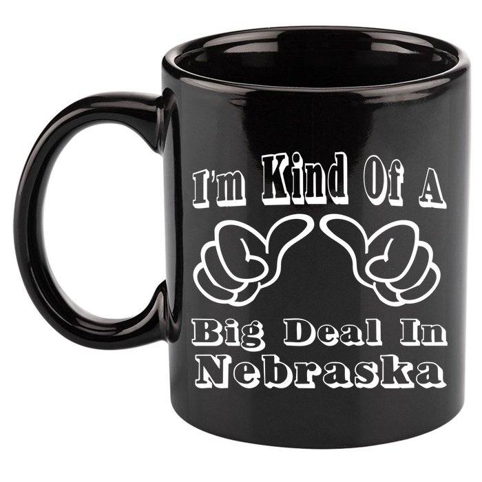 Nebraska Big Deal 11oz C Handle Ceramic Mug