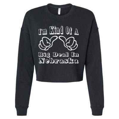 Nebraska Big Deal Cropped Pullover Crew