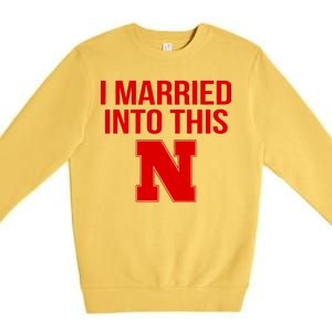 Nebraska Married Into This Premium Crewneck Sweatshirt