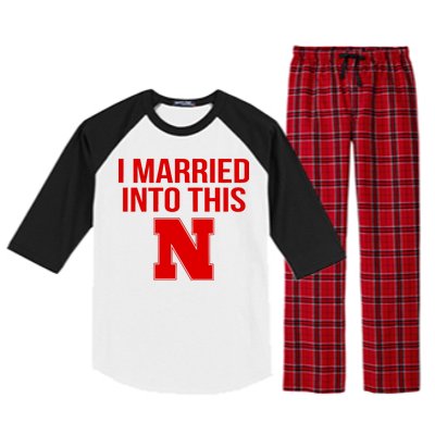 Nebraska Football Married Into This Raglan Sleeve Pajama Set