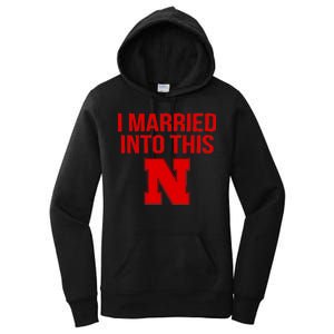 Nebraska Married Into This Women's Pullover Hoodie